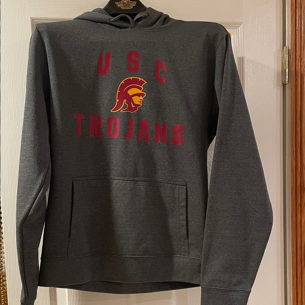 USC Trojans Gray Hoodie Sweater